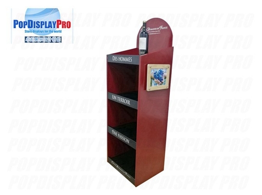 4 Shelves MDF Merchandising Shelf  Heavy Duty Holding Capability